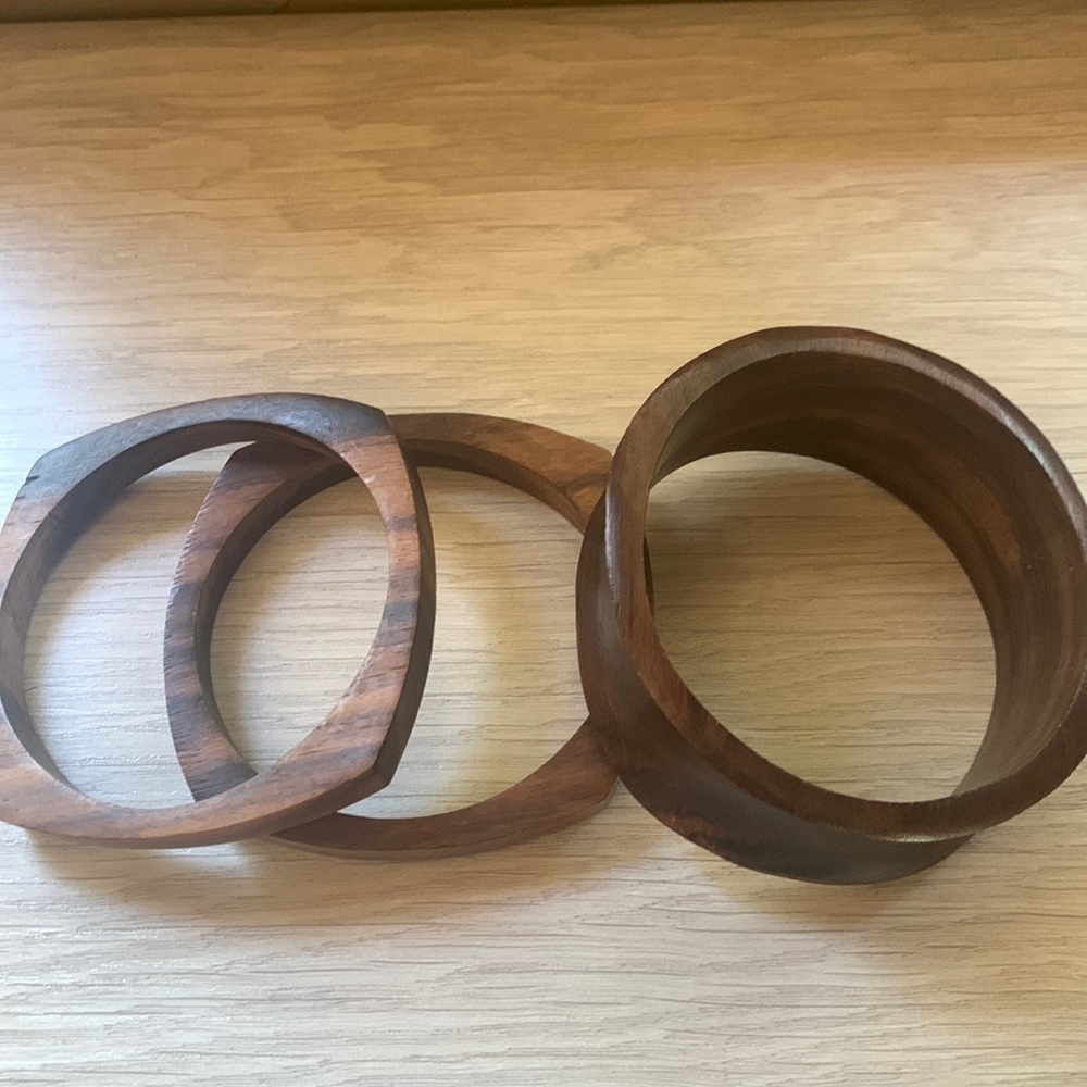 Wooden bracelets